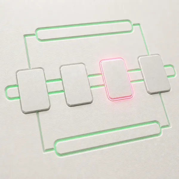 Automation handoff relay with four blocks and one active checkpoint