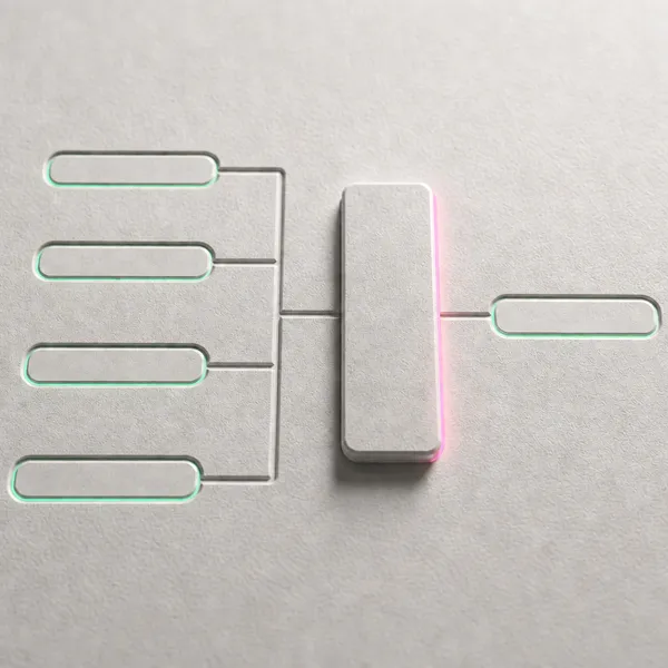 ENNPHASIS service route selector with decision gate